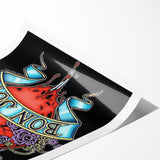 Bon Jovi Tattoo Heart Poster - Retro Music Wall Art