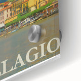 Vintage Lago di Como Bellagio Travel Poster | Retro Italy Art Print