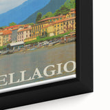 Vintage Lago di Como Bellagio Travel Poster | Retro Italy Art Print