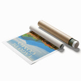 Vintage Lago di Como Bellagio Travel Poster | Retro Italy Art Print