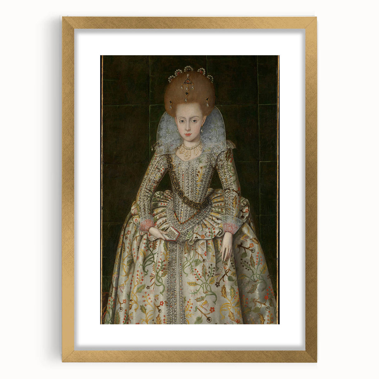 Robert Peake the Elder: Princess Elizabeth Renaissance Art Print