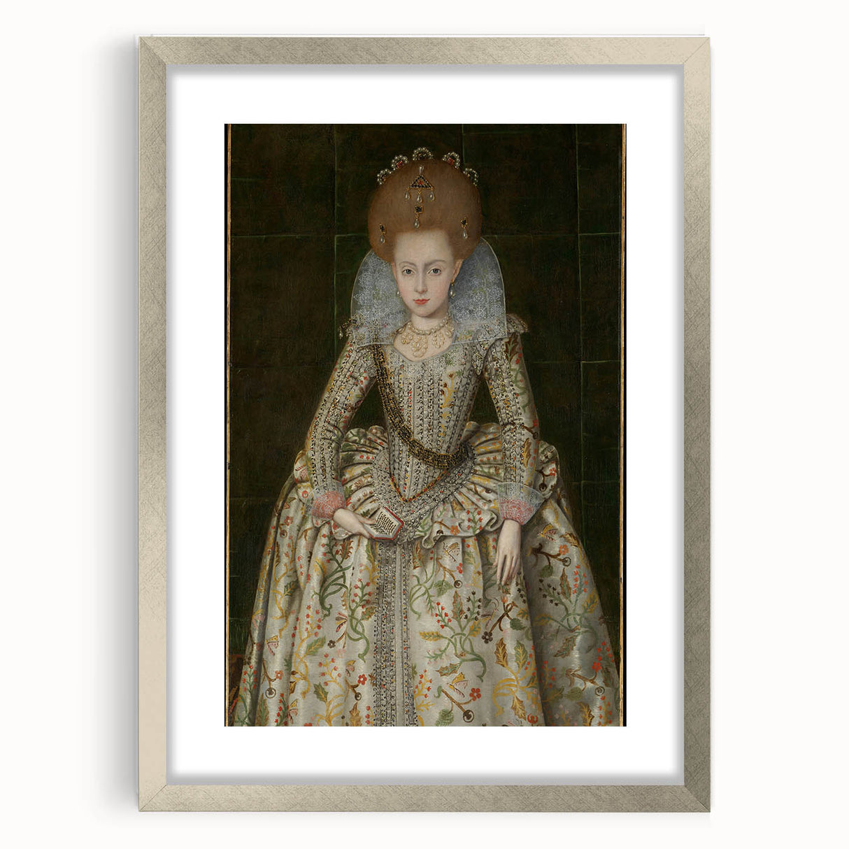 Robert Peake the Elder: Princess Elizabeth Renaissance Art Print