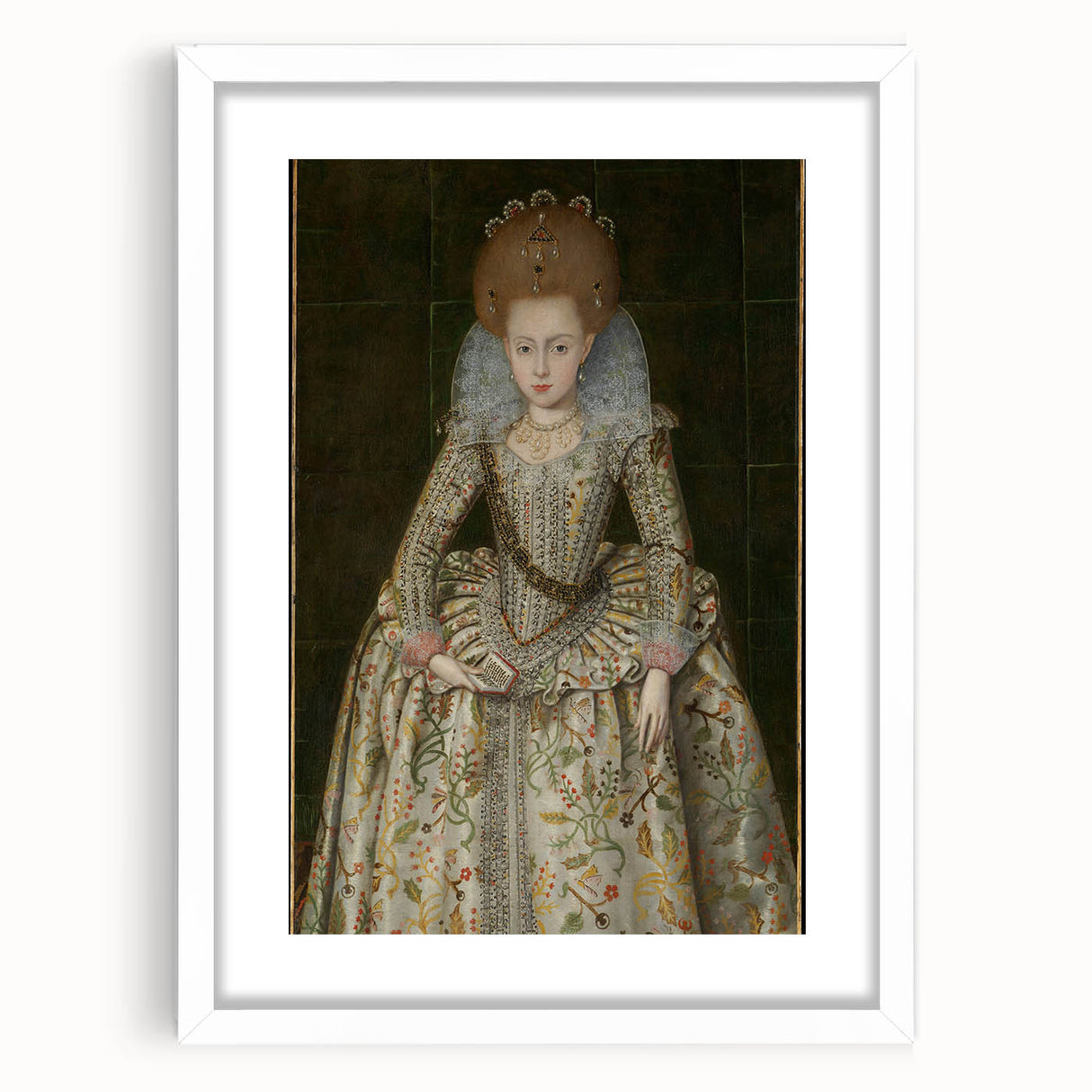 Robert Peake the Elder: Princess Elizabeth Renaissance Art Print