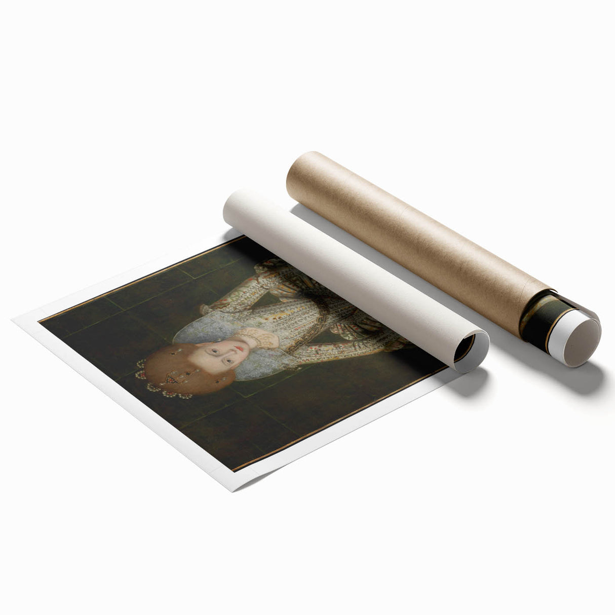 Robert Peake the Elder: Princess Elizabeth Renaissance Art Print