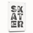Skater Typography Wall Art - Boys Room Wall Art Kids Wall Art Prints