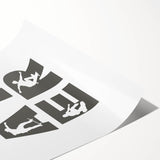 Skater Typography Wall Art - Boys Room Wall Art Kids Wall Art Prints