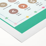 STEM Learning Wall Art - Mathematical Symbols Chart