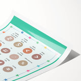 STEM Learning Wall Art - Mathematical Symbols Chart