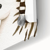 Playful Zebra Nursery Canvas Prints - Children's Wall Art