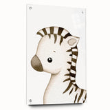 Playful Zebra Nursery Canvas Prints - Children's Wall Art