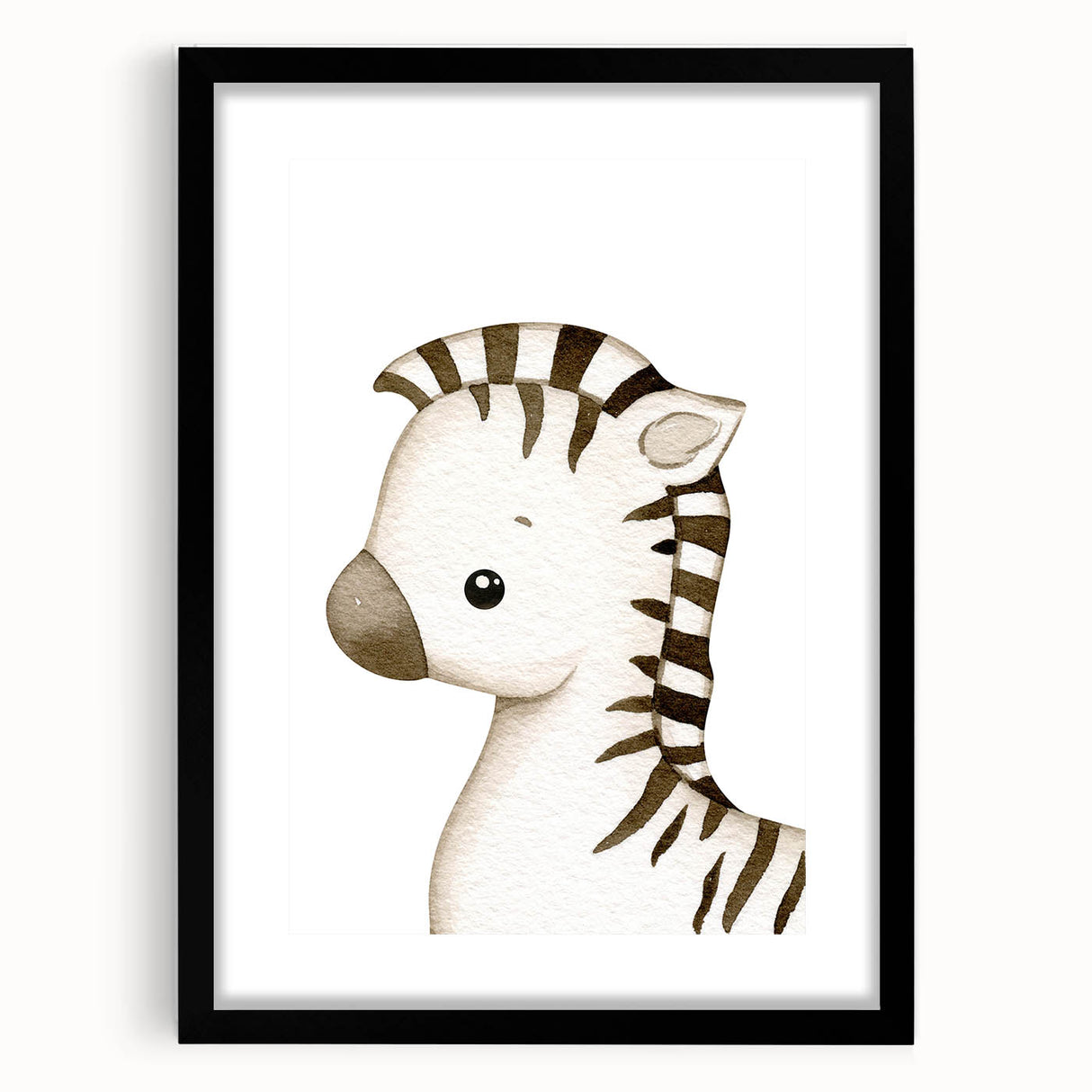 Playful Zebra Nursery Canvas Prints - Children's Wall Art