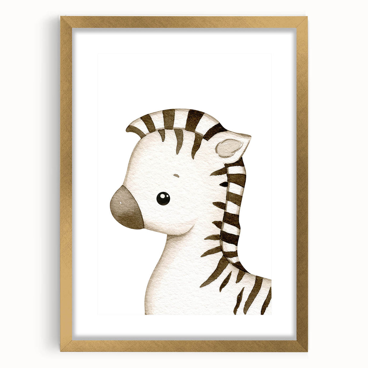 Playful Zebra Nursery Canvas Prints - Children's Wall Art