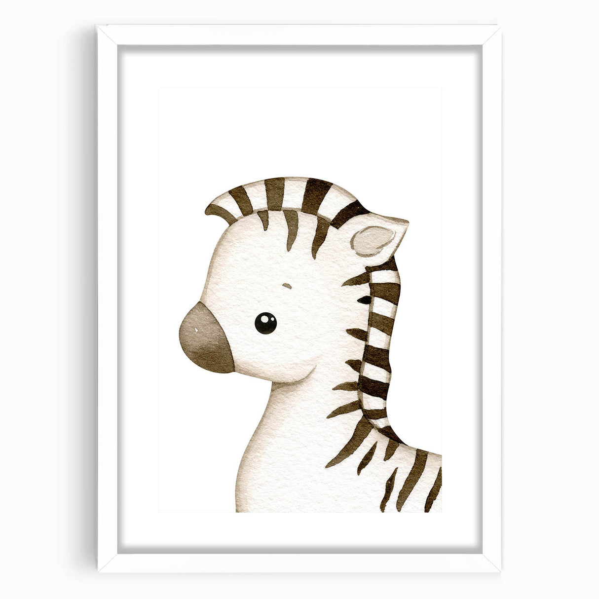 Playful Zebra Nursery Canvas Prints - Children's Wall Art