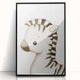 Playful Zebra Nursery Canvas Prints - Children's Wall Art