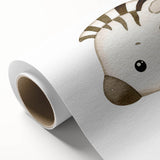 Playful Zebra Nursery Canvas Prints - Children's Wall Art