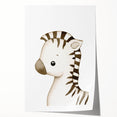 Playful Zebra Nursery Canvas Prints - Children's Wall Art