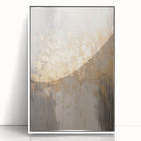 Art deco poster of a winter scene in muted blue and white tones, acrylic print framed, ideal for nursery wall art.