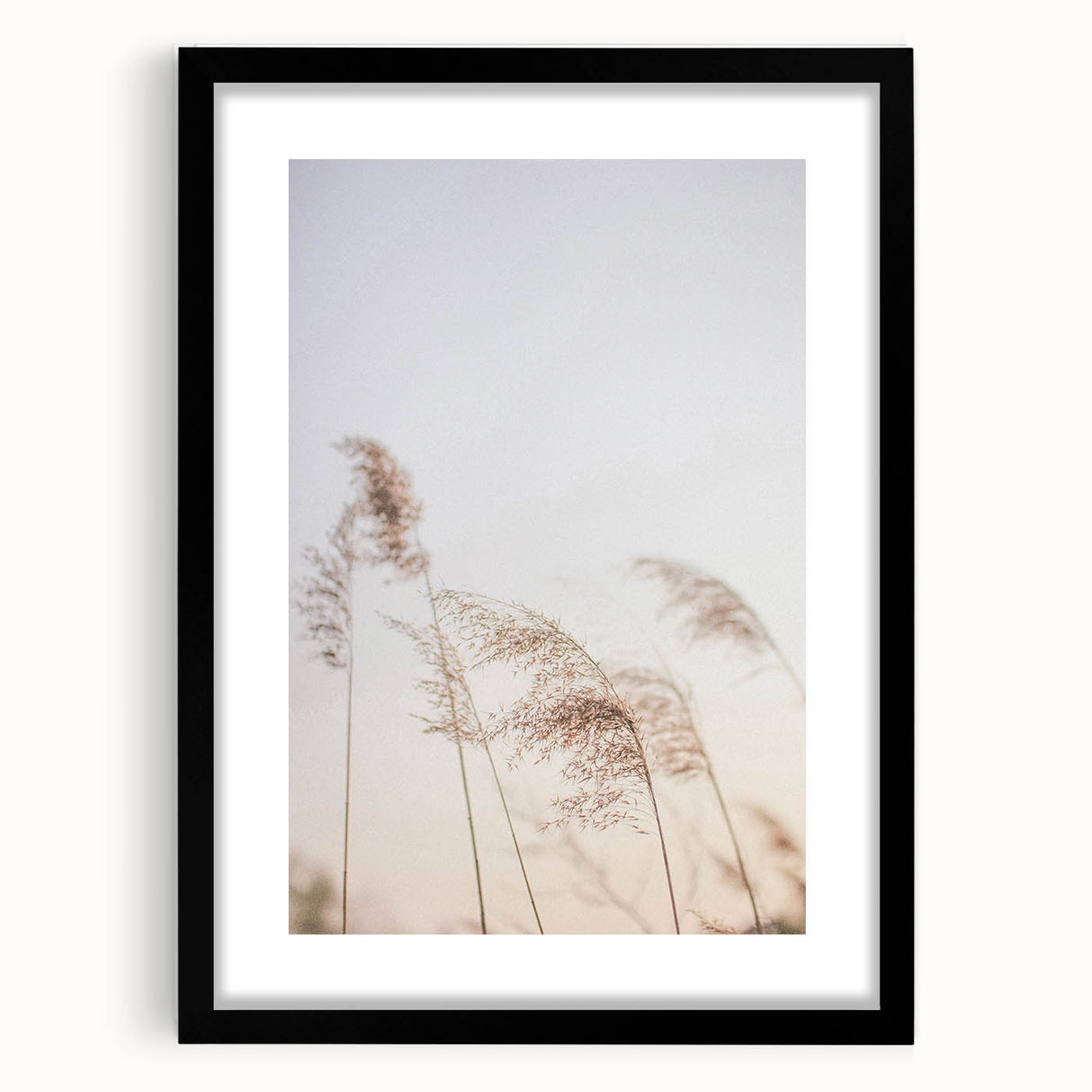 Extra large abstract art print featuring vibrant, colorful textured patterns on a framed black canvas.
