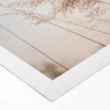 Art deco poster featuring a stylized summer scene in vibrant colors on a rolled canvas, suitable for dining room decor.