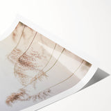 Extra large wall art featuring line art flowers in black on white, rolled canvas, suitable for large living room decor.