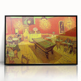 Large abstract wall art in mid-century modernist style.