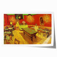 Extra large rolled canvas print featuring a Van Gogh-inspired floral design in vibrant colors.
