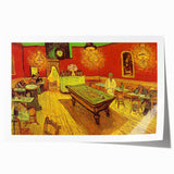 Extra large rolled canvas print featuring a Van Gogh-inspired floral design in vibrant colors.