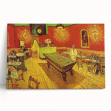 Large black and white stretched canvas depicting Van Gogh's style, ideal for kitchen wall art.