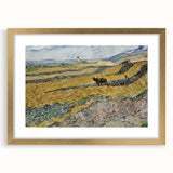 Impressionist Landscape Wall Art - Enclosed Field with Ploughman
