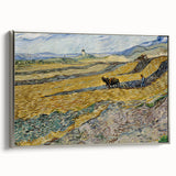 Impressionist Landscape Wall Art - Enclosed Field with Ploughman