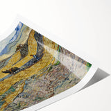 Impressionist Landscape Wall Art - Enclosed Field with Ploughman