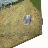 Impressionist Landscape Wall Art - Ploughed Fields with Blue Sky