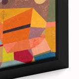 Modern Wall Art: Abstract Joyful Mountain Landscape in Vibrant Hues