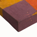 Modern Wall Art: Abstract Joyful Mountain Landscape in Vibrant Hues