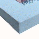 Modern Pointillism: Calanque des Antibois Coastal Scene Wall Art