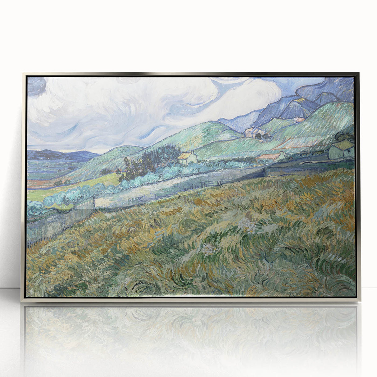 Impressionist Landscape Wall Art - Rolling Hills of Saint-Rémy