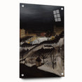 The Skating Rink Modern Wall Art – Enchanting Winter Scene