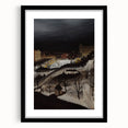The Skating Rink Modern Wall Art – Enchanting Winter Scene