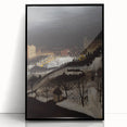 The Skating Rink Modern Wall Art – Enchanting Winter Scene