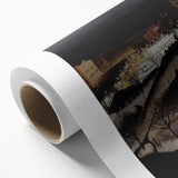 The Skating Rink Modern Wall Art – Enchanting Winter Scene