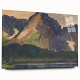 Majestic Mountain River Landscape - Rocky Hills Wall Art