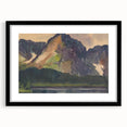 Majestic Mountain River Landscape - Rocky Hills Wall Art