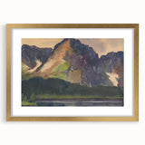 Majestic Mountain River Landscape - Rocky Hills Wall Art