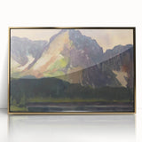 Majestic Mountain River Landscape - Rocky Hills Wall Art