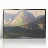 Majestic Mountain River Landscape - Rocky Hills Wall Art