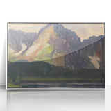 Majestic Mountain River Landscape - Rocky Hills Wall Art