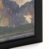 Majestic Mountain River Landscape - Rocky Hills Wall Art