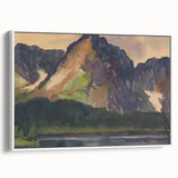 Majestic Mountain River Landscape - Rocky Hills Wall Art