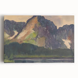 Majestic Mountain River Landscape - Rocky Hills Wall Art