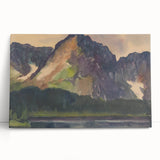 Majestic Mountain River Landscape - Rocky Hills Wall Art